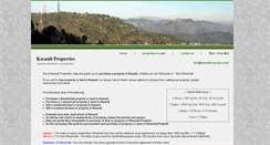 Desktop Screenshot of kasauliproperties.com